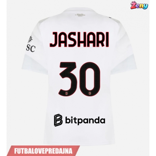 Lacne Ženy Futbalové dres AC Milan Ardon Jashari #30 2026-27 Krátky Rukáv - Preč